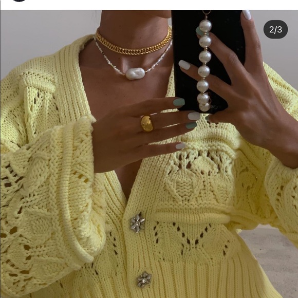 Zara jeweled buttons cardigan bloggers fav… - Picture 16 of 16